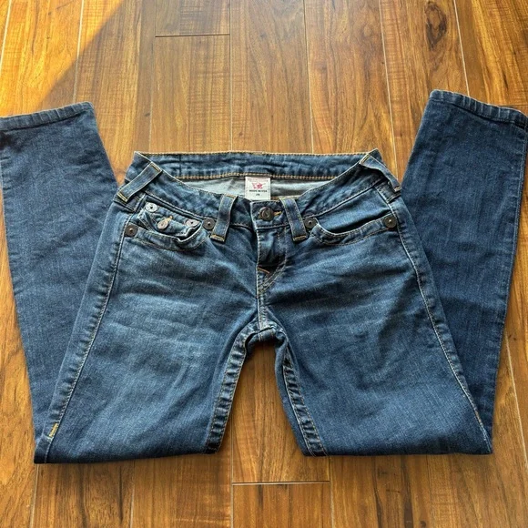 Y2K True Religion Low Rise Jeans | Size 26 - Picture 2 of 15